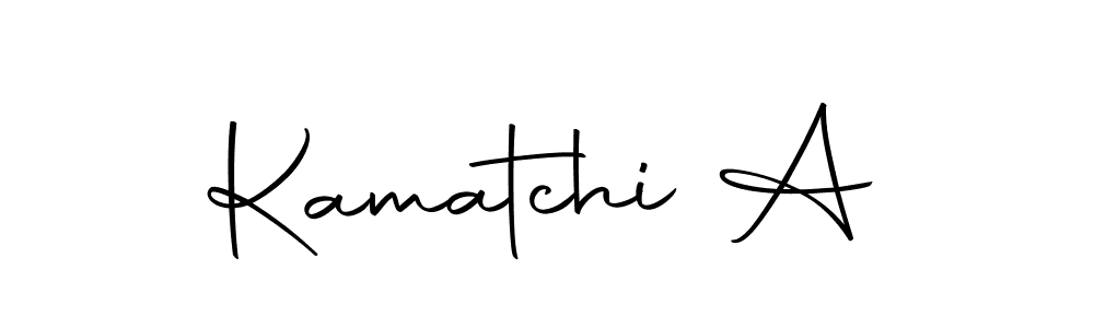 if you are searching for the best signature style for your name Kamatchi A. so please give up your signature search. here we have designed multiple signature styles  using Autography-DOLnW. Kamatchi A signature style 10 images and pictures png
