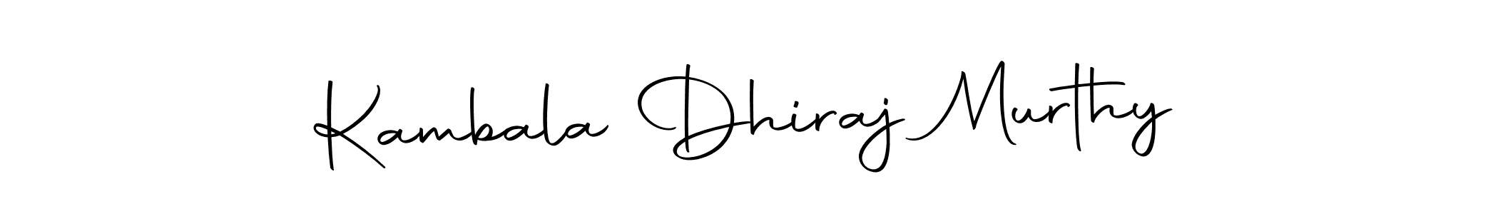 Autography-DOLnW is a professional signature style that is perfect for those who want to add a touch of class to their signature. It is also a great choice for those who want to make their signature more unique. Get Kambala Dhiraj Murthy name to fancy signature for free. Kambala Dhiraj Murthy signature style 10 images and pictures png