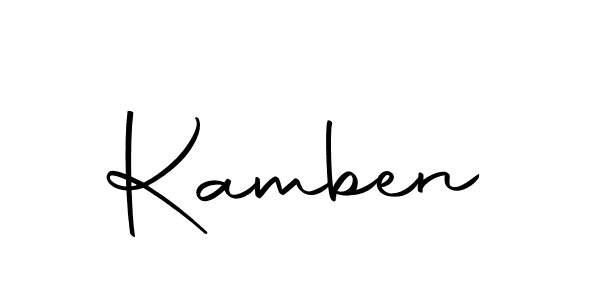 You can use this online signature creator to create a handwritten signature for the name Kamben. This is the best online autograph maker. Kamben signature style 10 images and pictures png