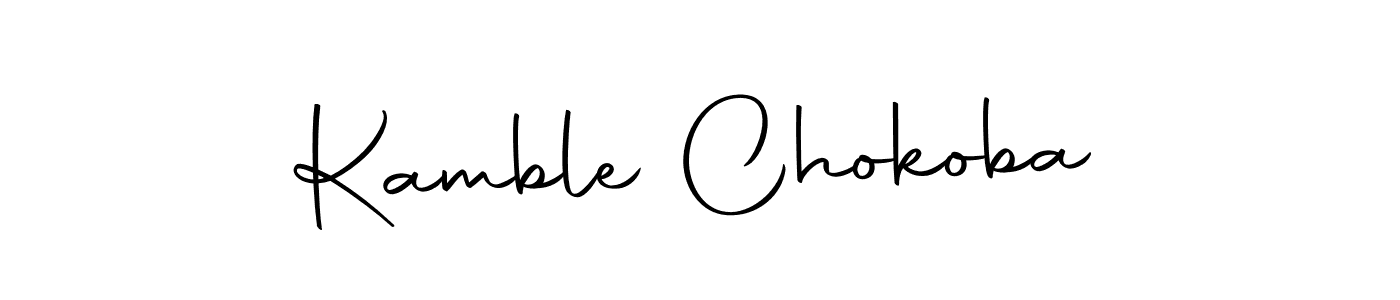 How to make Kamble Chokoba signature? Autography-DOLnW is a professional autograph style. Create handwritten signature for Kamble Chokoba name. Kamble Chokoba signature style 10 images and pictures png