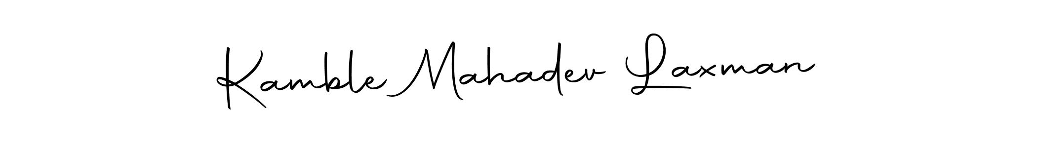 Autography-DOLnW is a professional signature style that is perfect for those who want to add a touch of class to their signature. It is also a great choice for those who want to make their signature more unique. Get Kamble Mahadev Laxman name to fancy signature for free. Kamble Mahadev Laxman signature style 10 images and pictures png