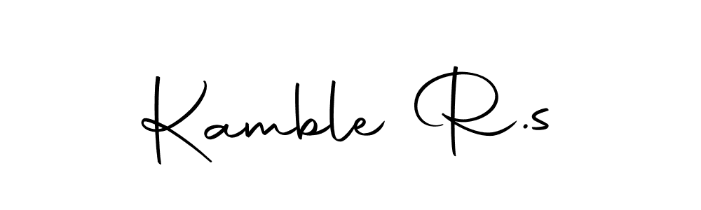 How to make Kamble R.s signature? Autography-DOLnW is a professional autograph style. Create handwritten signature for Kamble R.s name. Kamble R.s signature style 10 images and pictures png