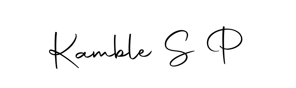 Create a beautiful signature design for name Kamble S P. With this signature (Autography-DOLnW) fonts, you can make a handwritten signature for free. Kamble S P signature style 10 images and pictures png