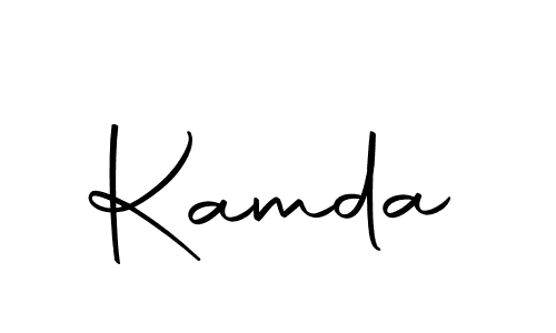 Make a beautiful signature design for name Kamda. With this signature (Autography-DOLnW) style, you can create a handwritten signature for free. Kamda signature style 10 images and pictures png
