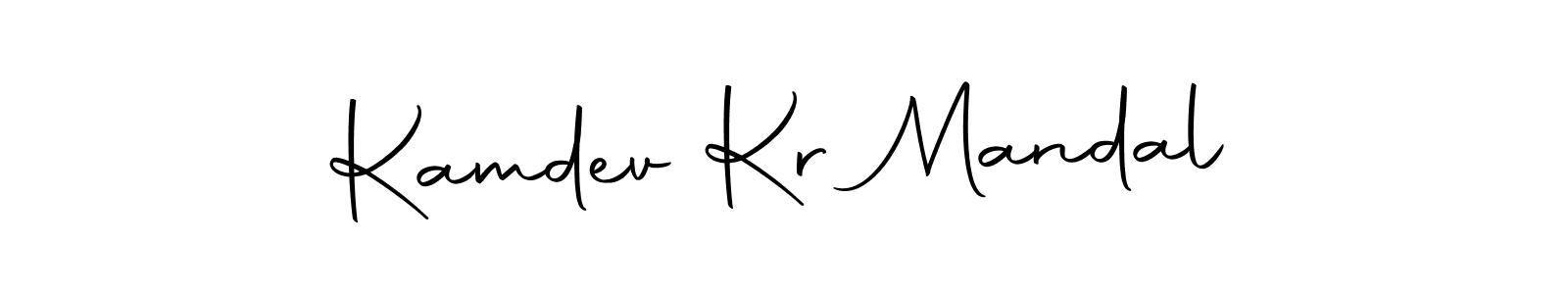 How to make Kamdev Kr Mandal signature? Autography-DOLnW is a professional autograph style. Create handwritten signature for Kamdev Kr Mandal name. Kamdev Kr Mandal signature style 10 images and pictures png