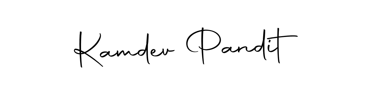 How to make Kamdev Pandit signature? Autography-DOLnW is a professional autograph style. Create handwritten signature for Kamdev Pandit name. Kamdev Pandit signature style 10 images and pictures png