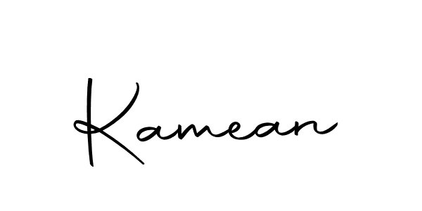 Make a beautiful signature design for name Kamean. With this signature (Autography-DOLnW) style, you can create a handwritten signature for free. Kamean signature style 10 images and pictures png