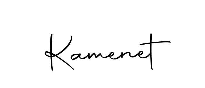 How to make Kamenet signature? Autography-DOLnW is a professional autograph style. Create handwritten signature for Kamenet name. Kamenet signature style 10 images and pictures png