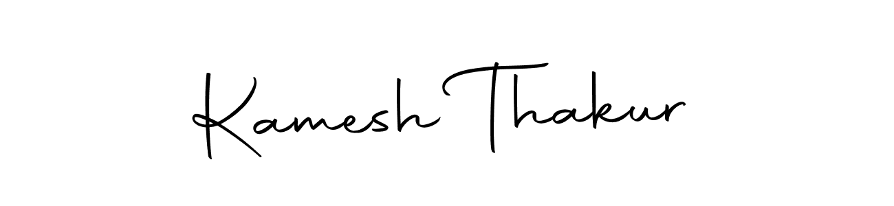 Use a signature maker to create a handwritten signature online. With this signature software, you can design (Autography-DOLnW) your own signature for name Kamesh Thakur. Kamesh Thakur signature style 10 images and pictures png