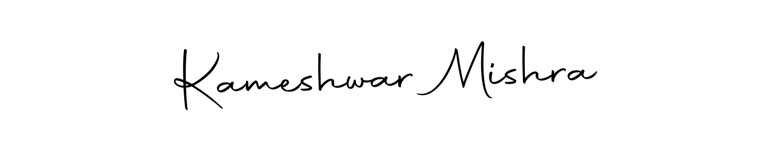 Create a beautiful signature design for name Kameshwar Mishra. With this signature (Autography-DOLnW) fonts, you can make a handwritten signature for free. Kameshwar Mishra signature style 10 images and pictures png