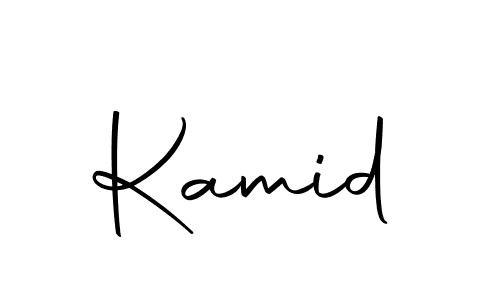 Make a beautiful signature design for name Kamid. Use this online signature maker to create a handwritten signature for free. Kamid signature style 10 images and pictures png