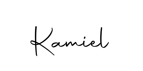 Autography-DOLnW is a professional signature style that is perfect for those who want to add a touch of class to their signature. It is also a great choice for those who want to make their signature more unique. Get Kamiel name to fancy signature for free. Kamiel signature style 10 images and pictures png
