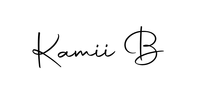 Autography-DOLnW is a professional signature style that is perfect for those who want to add a touch of class to their signature. It is also a great choice for those who want to make their signature more unique. Get Kamii B name to fancy signature for free. Kamii B signature style 10 images and pictures png