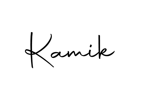 You can use this online signature creator to create a handwritten signature for the name Kamik. This is the best online autograph maker. Kamik signature style 10 images and pictures png