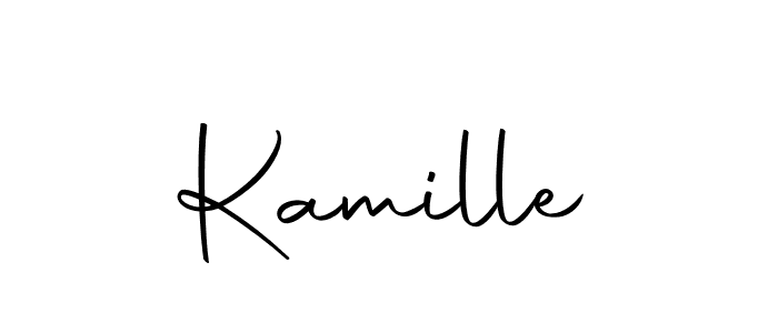 Make a beautiful signature design for name Kamille. With this signature (Autography-DOLnW) style, you can create a handwritten signature for free. Kamille signature style 10 images and pictures png