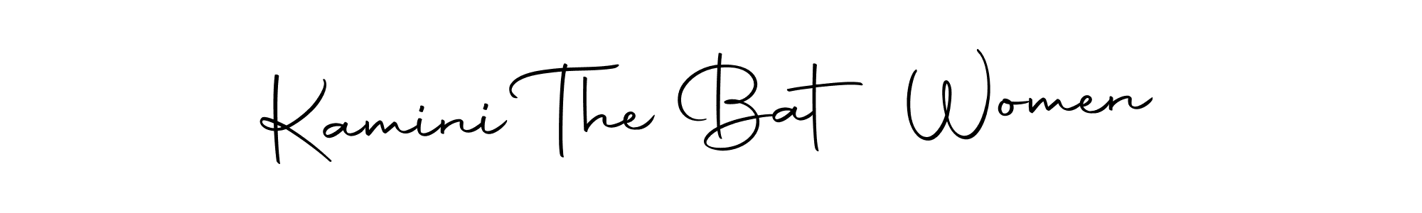 Similarly Autography-DOLnW is the best handwritten signature design. Signature creator online .You can use it as an online autograph creator for name Kamini The Bat Women. Kamini The Bat Women signature style 10 images and pictures png
