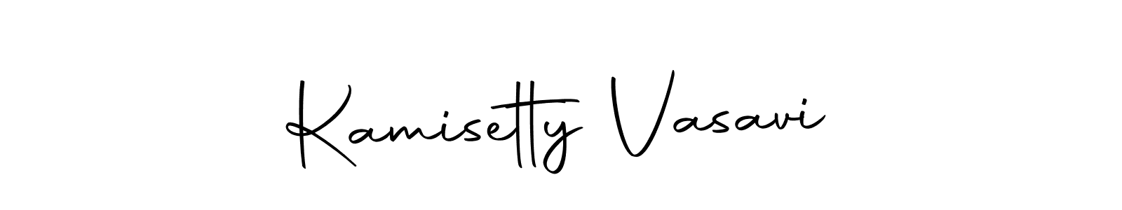 Make a beautiful signature design for name Kamisetty Vasavi. Use this online signature maker to create a handwritten signature for free. Kamisetty Vasavi signature style 10 images and pictures png