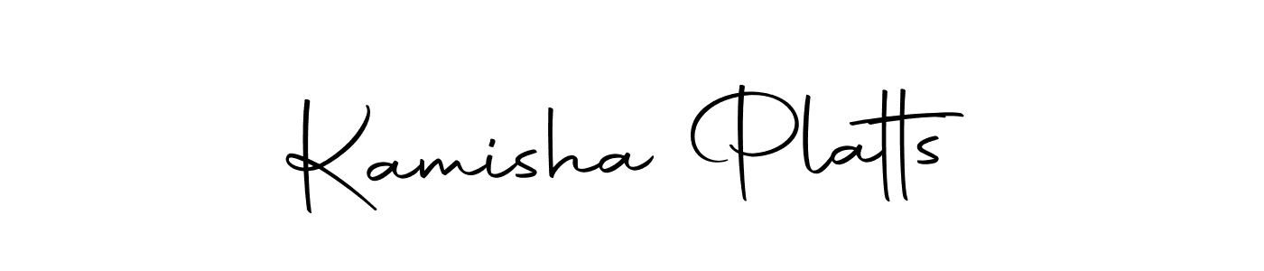 Design your own signature with our free online signature maker. With this signature software, you can create a handwritten (Autography-DOLnW) signature for name Kamisha Platts. Kamisha Platts signature style 10 images and pictures png