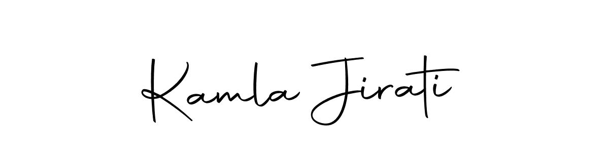 Make a beautiful signature design for name Kamla Jirati. With this signature (Autography-DOLnW) style, you can create a handwritten signature for free. Kamla Jirati signature style 10 images and pictures png