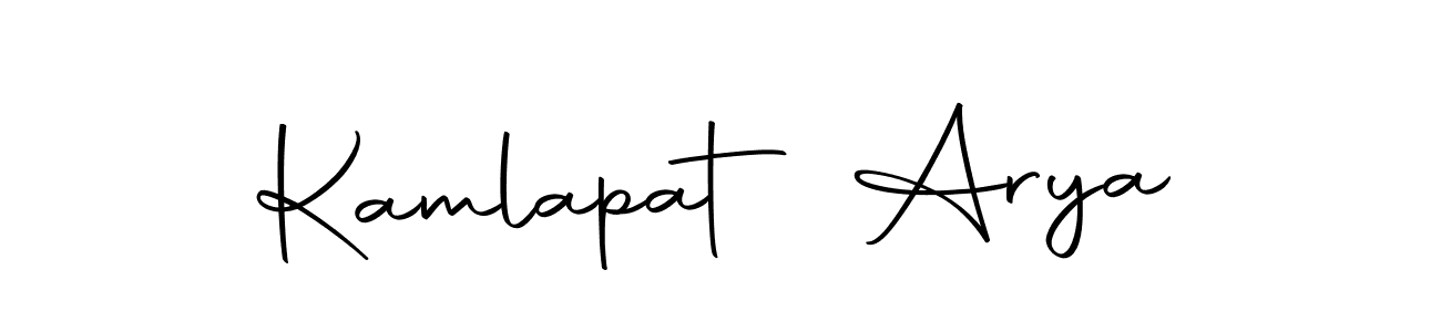 Create a beautiful signature design for name Kamlapat Arya. With this signature (Autography-DOLnW) fonts, you can make a handwritten signature for free. Kamlapat Arya signature style 10 images and pictures png