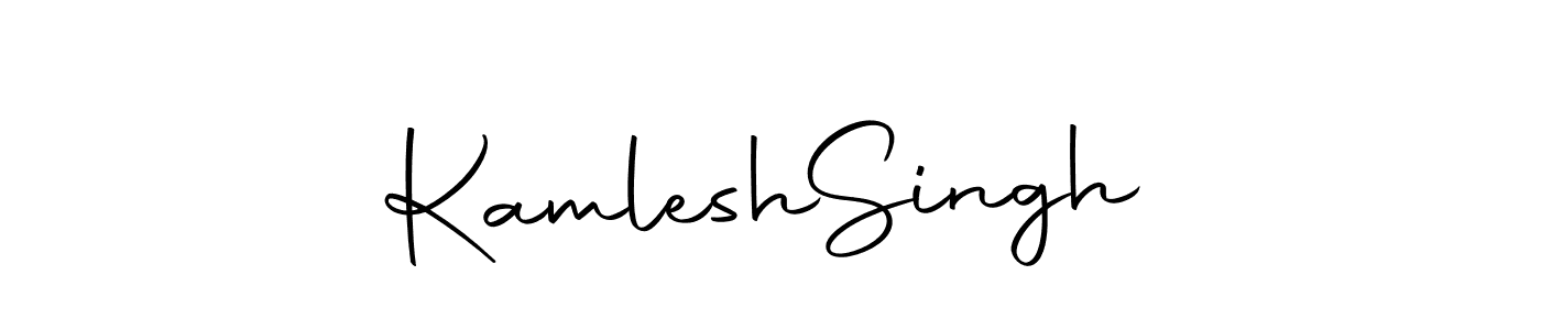 This is the best signature style for the Kamlesh  Singh name. Also you like these signature font (Autography-DOLnW). Mix name signature. Kamlesh  Singh signature style 10 images and pictures png