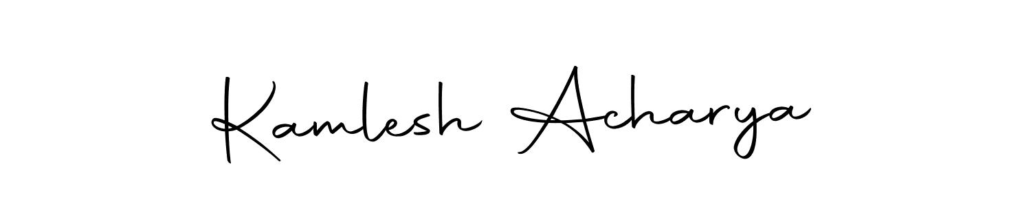 You can use this online signature creator to create a handwritten signature for the name Kamlesh Acharya. This is the best online autograph maker. Kamlesh Acharya signature style 10 images and pictures png