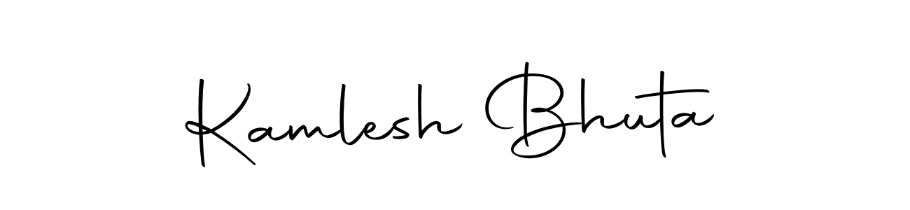 Here are the top 10 professional signature styles for the name Kamlesh Bhuta. These are the best autograph styles you can use for your name. Kamlesh Bhuta signature style 10 images and pictures png