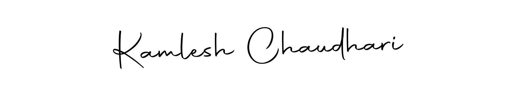 Make a beautiful signature design for name Kamlesh Chaudhari. With this signature (Autography-DOLnW) style, you can create a handwritten signature for free. Kamlesh Chaudhari signature style 10 images and pictures png