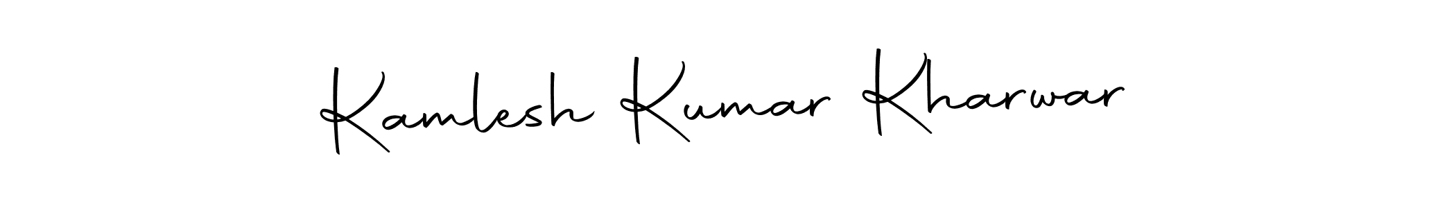 Make a beautiful signature design for name Kamlesh Kumar Kharwar. Use this online signature maker to create a handwritten signature for free. Kamlesh Kumar Kharwar signature style 10 images and pictures png