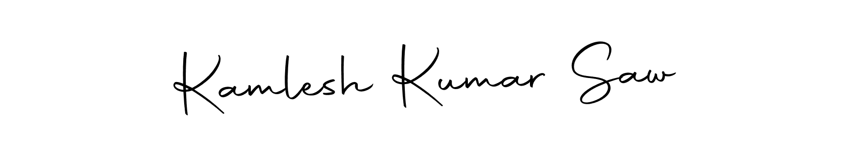 It looks lik you need a new signature style for name Kamlesh Kumar Saw. Design unique handwritten (Autography-DOLnW) signature with our free signature maker in just a few clicks. Kamlesh Kumar Saw signature style 10 images and pictures png