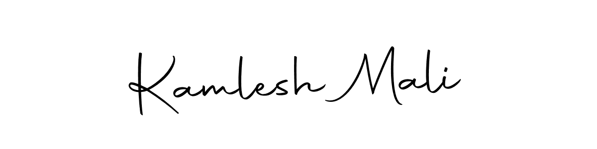 How to make Kamlesh Mali signature? Autography-DOLnW is a professional autograph style. Create handwritten signature for Kamlesh Mali name. Kamlesh Mali signature style 10 images and pictures png