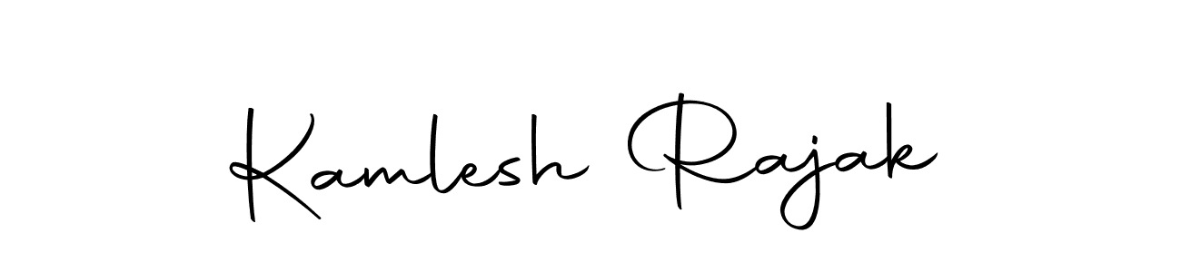 if you are searching for the best signature style for your name Kamlesh Rajak. so please give up your signature search. here we have designed multiple signature styles  using Autography-DOLnW. Kamlesh Rajak signature style 10 images and pictures png