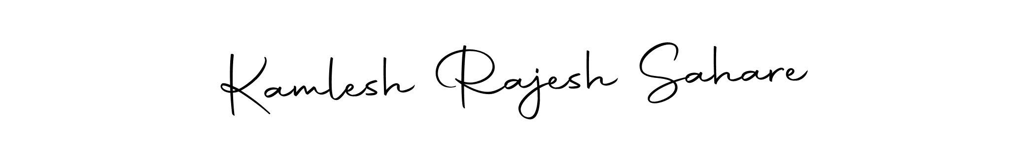 The best way (Autography-DOLnW) to make a short signature is to pick only two or three words in your name. The name Kamlesh Rajesh Sahare include a total of six letters. For converting this name. Kamlesh Rajesh Sahare signature style 10 images and pictures png