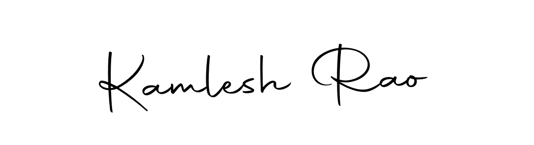 How to make Kamlesh Rao signature? Autography-DOLnW is a professional autograph style. Create handwritten signature for Kamlesh Rao name. Kamlesh Rao signature style 10 images and pictures png