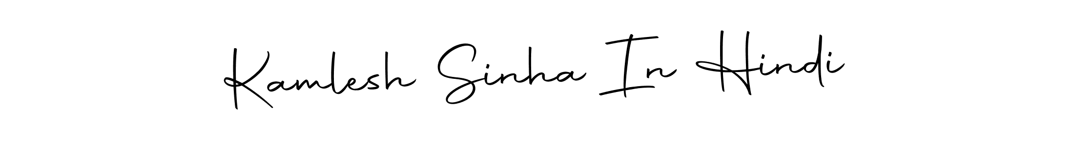 Once you've used our free online signature maker to create your best signature Autography-DOLnW style, it's time to enjoy all of the benefits that Kamlesh Sinha In Hindi name signing documents. Kamlesh Sinha In Hindi signature style 10 images and pictures png