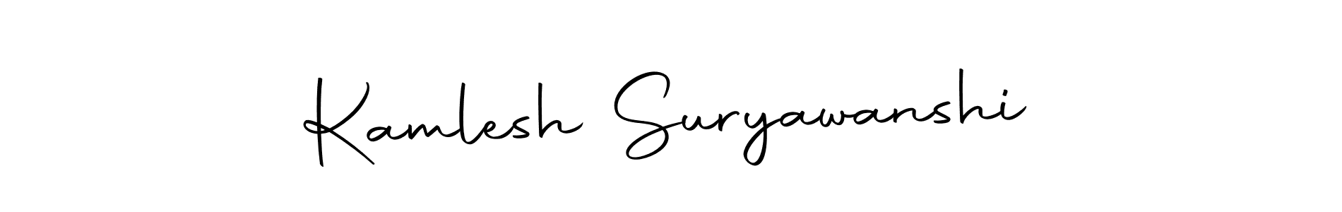 You should practise on your own different ways (Autography-DOLnW) to write your name (Kamlesh Suryawanshi) in signature. don't let someone else do it for you. Kamlesh Suryawanshi signature style 10 images and pictures png