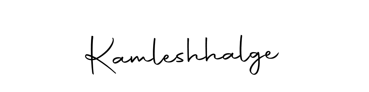 Use a signature maker to create a handwritten signature online. With this signature software, you can design (Autography-DOLnW) your own signature for name Kamleshhalge. Kamleshhalge signature style 10 images and pictures png