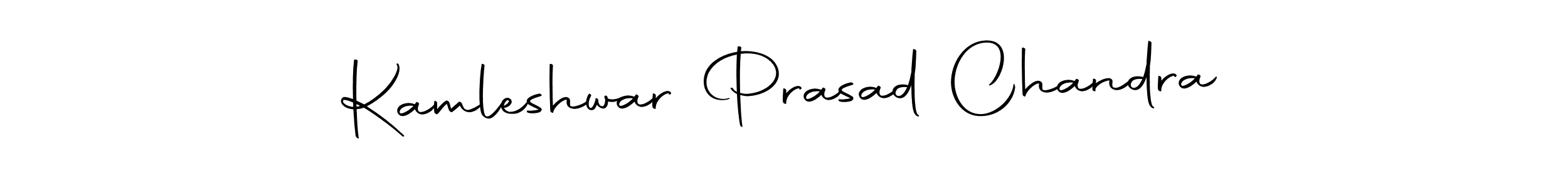 Create a beautiful signature design for name Kamleshwar Prasad Chandra. With this signature (Autography-DOLnW) fonts, you can make a handwritten signature for free. Kamleshwar Prasad Chandra signature style 10 images and pictures png