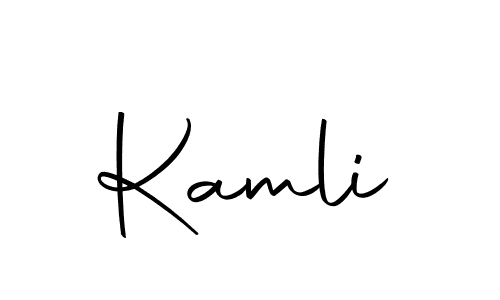 Make a beautiful signature design for name Kamli. Use this online signature maker to create a handwritten signature for free. Kamli signature style 10 images and pictures png