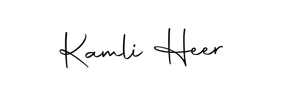 Here are the top 10 professional signature styles for the name Kamli Heer. These are the best autograph styles you can use for your name. Kamli Heer signature style 10 images and pictures png
