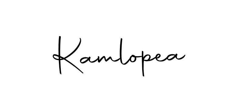 Similarly Autography-DOLnW is the best handwritten signature design. Signature creator online .You can use it as an online autograph creator for name Kamlopea. Kamlopea signature style 10 images and pictures png