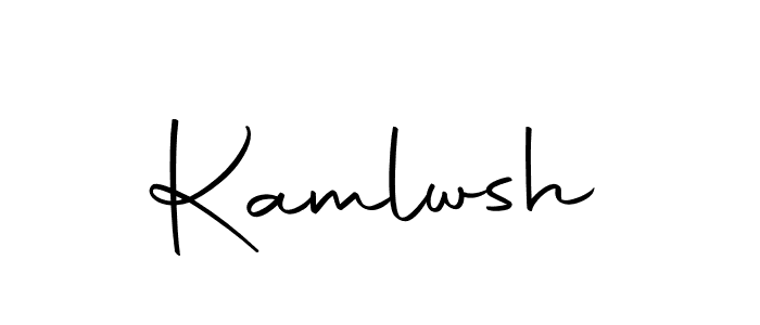 Create a beautiful signature design for name Kamlwsh. With this signature (Autography-DOLnW) fonts, you can make a handwritten signature for free. Kamlwsh signature style 10 images and pictures png