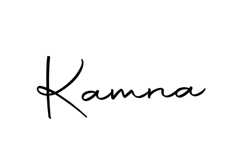 How to make Kamna signature? Autography-DOLnW is a professional autograph style. Create handwritten signature for Kamna name. Kamna signature style 10 images and pictures png