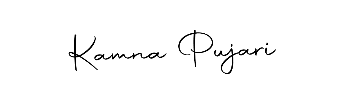 Also we have Kamna Pujari name is the best signature style. Create professional handwritten signature collection using Autography-DOLnW autograph style. Kamna Pujari signature style 10 images and pictures png
