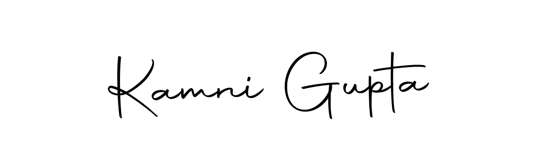 How to make Kamni Gupta name signature. Use Autography-DOLnW style for creating short signs online. This is the latest handwritten sign. Kamni Gupta signature style 10 images and pictures png