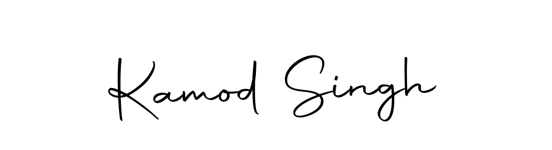 Kamod Singh stylish signature style. Best Handwritten Sign (Autography-DOLnW) for my name. Handwritten Signature Collection Ideas for my name Kamod Singh. Kamod Singh signature style 10 images and pictures png