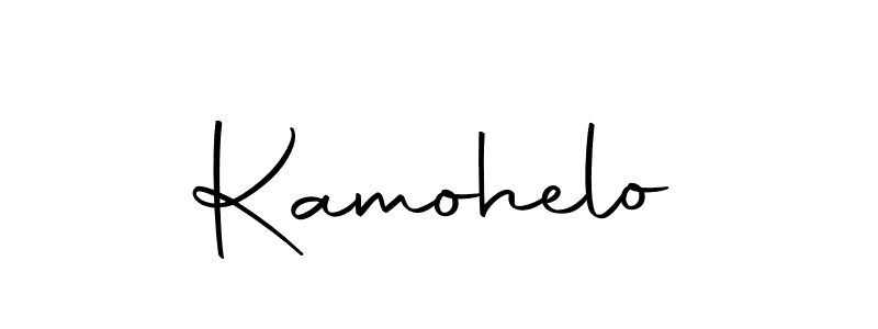 Also we have Kamohelo name is the best signature style. Create professional handwritten signature collection using Autography-DOLnW autograph style. Kamohelo signature style 10 images and pictures png