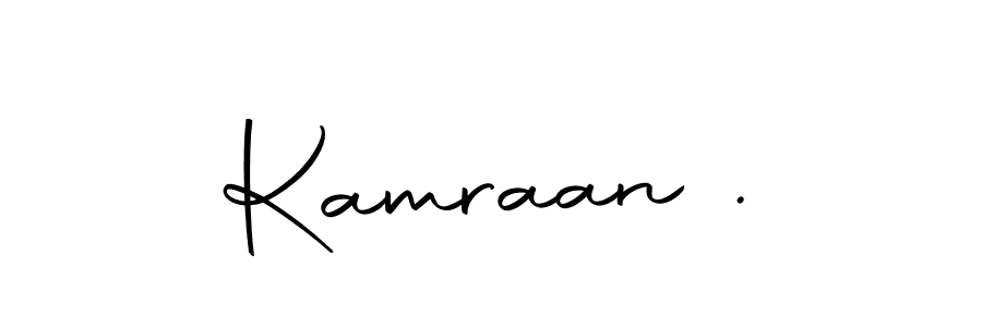 Use a signature maker to create a handwritten signature online. With this signature software, you can design (Autography-DOLnW) your own signature for name Kamraan .. Kamraan . signature style 10 images and pictures png