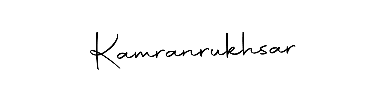 Use a signature maker to create a handwritten signature online. With this signature software, you can design (Autography-DOLnW) your own signature for name Kamranrukhsar. Kamranrukhsar signature style 10 images and pictures png