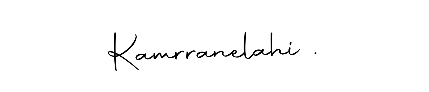 How to make Kamrranelahi . name signature. Use Autography-DOLnW style for creating short signs online. This is the latest handwritten sign. Kamrranelahi . signature style 10 images and pictures png